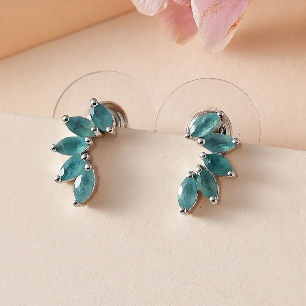 Premium Rare Grandidierite Earrings
